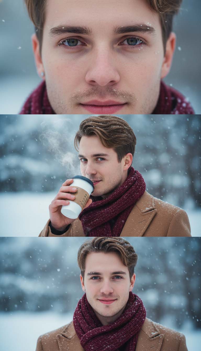 ai winter snow effect